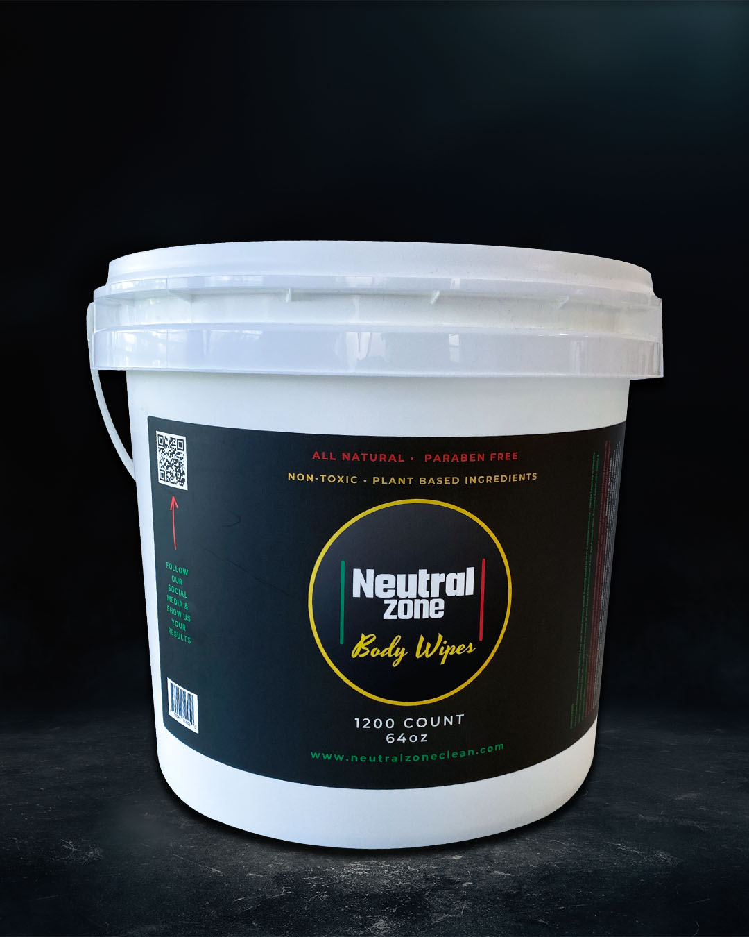 Neutral Zone Clean Body Wipes – 1200 Count